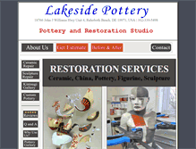 Tablet Screenshot of lakesidepottery.com